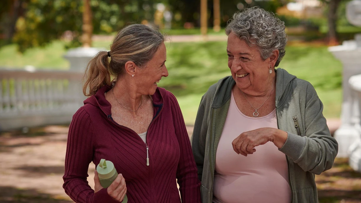 Healthy elderly women