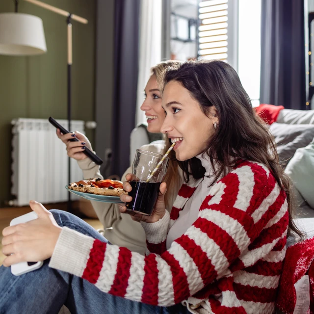 Cozy winter days at home