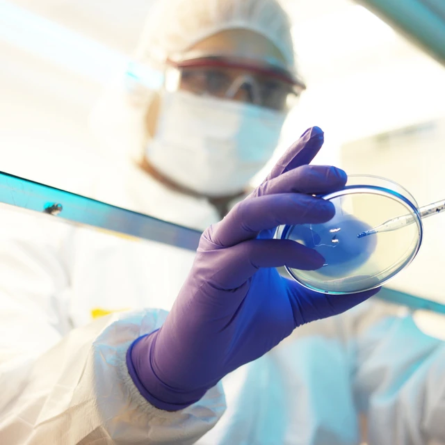 Fine chemicals - scientist in lab