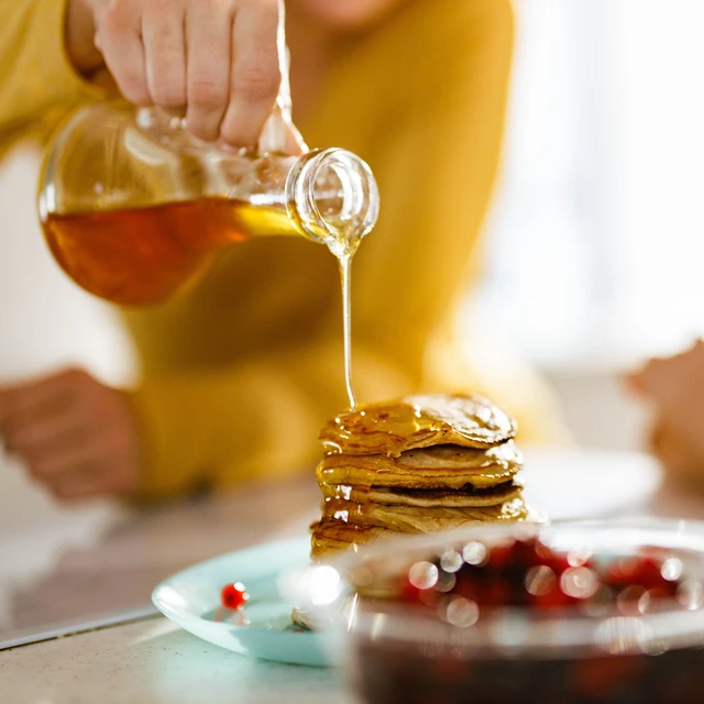 pancakes with syrup for you