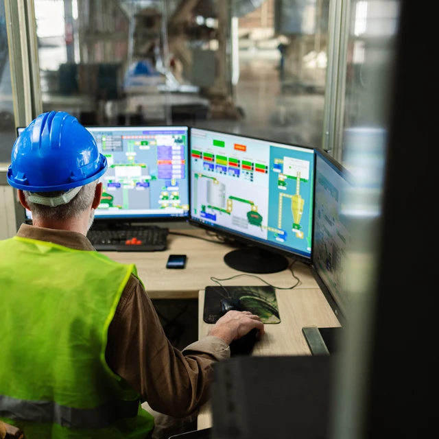 The warehouse supervisor overseeing the operational workflow