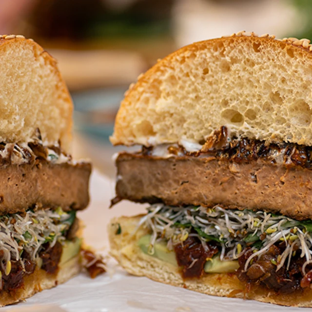 Burger patty structure