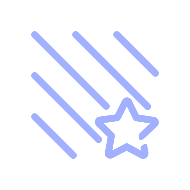 Icon showing straight parallel lines, indicating smoothness 