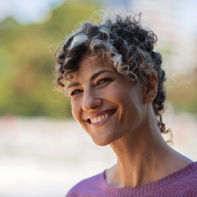 woman-smiling-outside