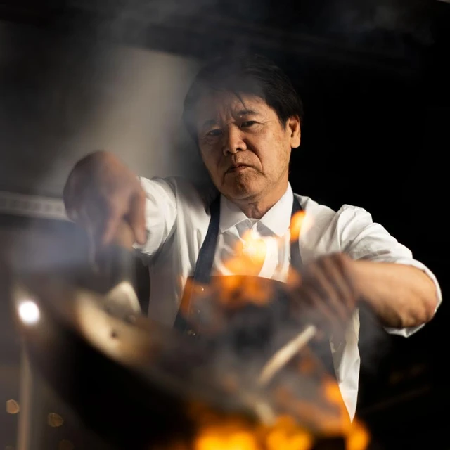 male chef cooking
