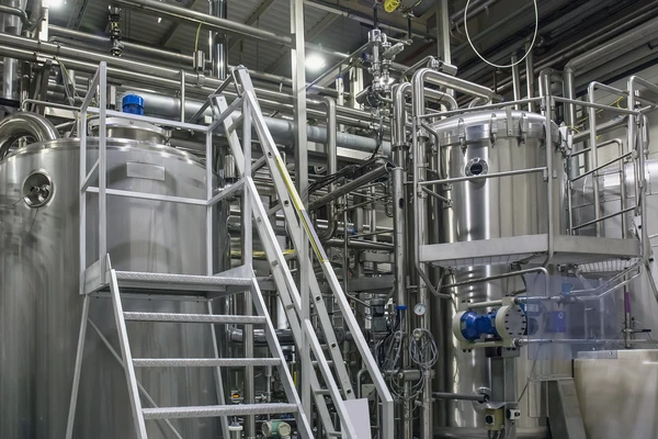 Stainless steel brewing equipment