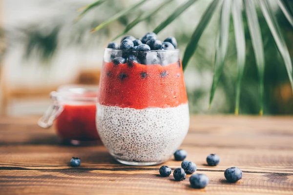 Chia Pudding With Berries