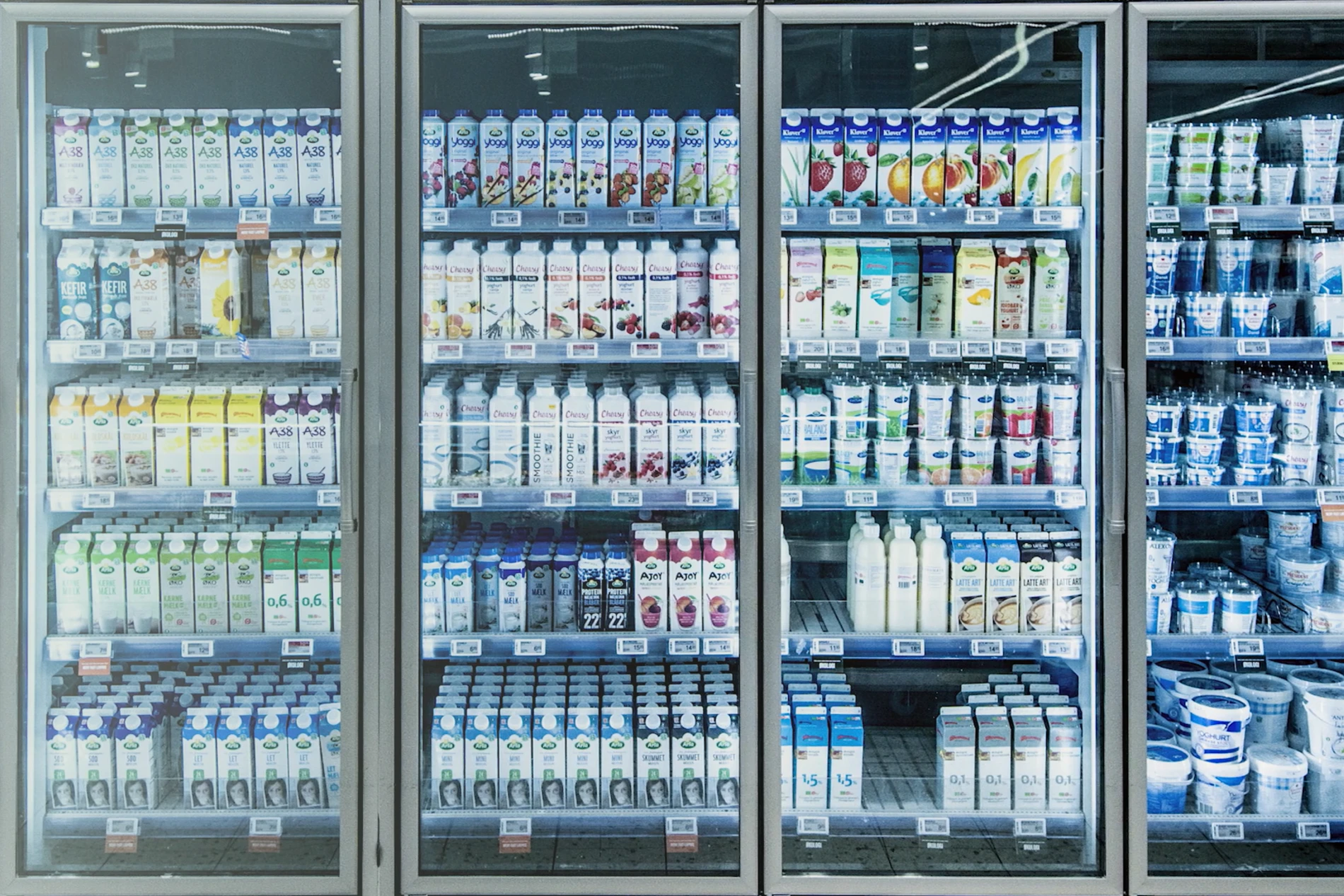 supermarket dairy shelves fight against foodwaste